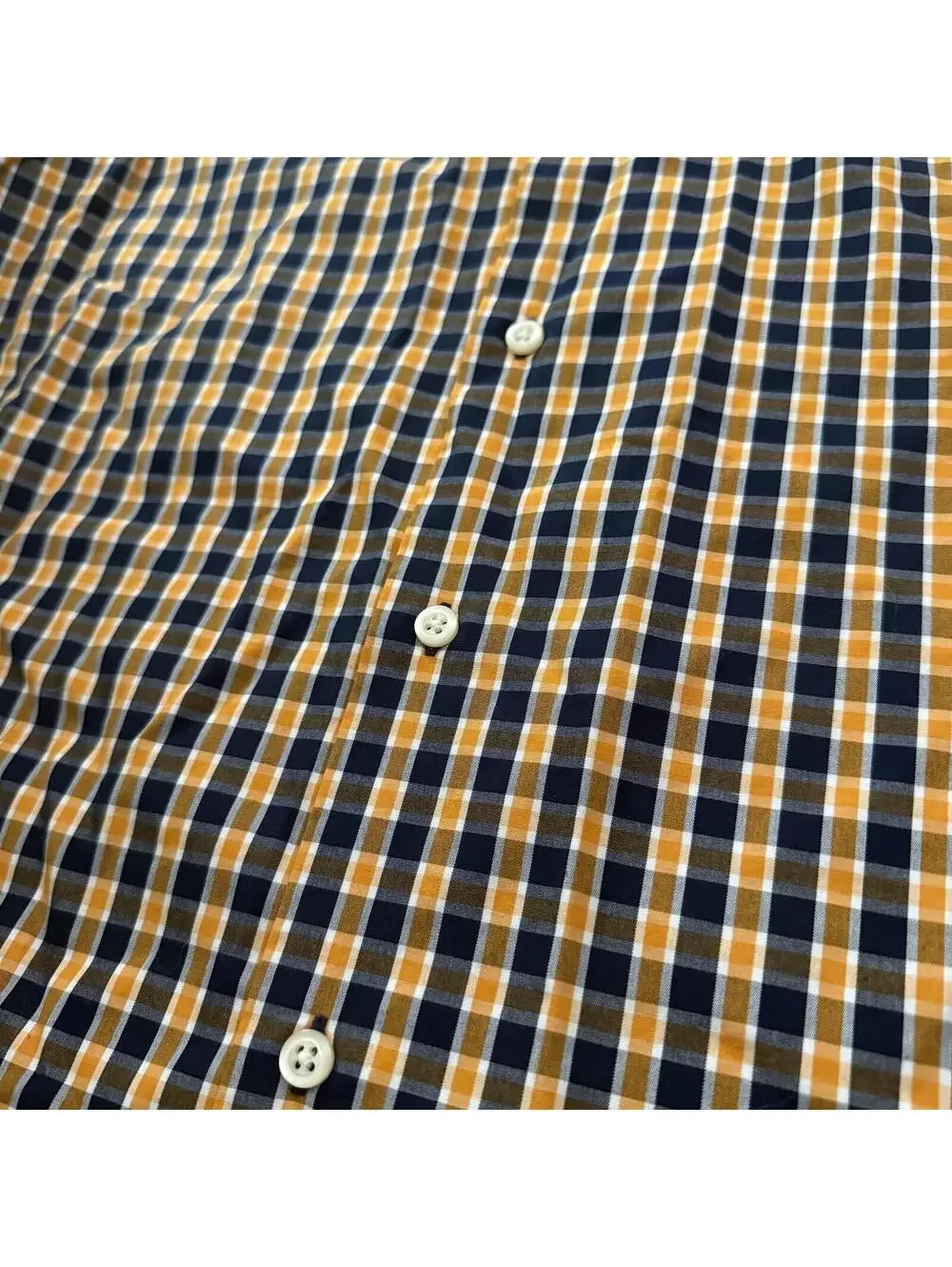 Banana‎ Republic Slim Fit Long Sleeve Gingham Button-Down Shirt Men's 16-16.5